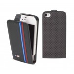 Flip Bmw Piele Gri Inchis pentru iPhone 5-5S - Colectia Motorsport