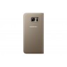 Book S-view Samsung Pentru Samsung Galaxy S7 Edge - Auriu