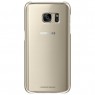 Capac Protectie Spate Samsung Transparent Pentru Samsung Galaxy S7 - Auriu