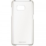 Capac Protectie Spate Samsung Transparent Pentru Samsung Galaxy S7 Edge - Auriu