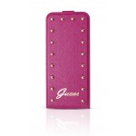 Flip Guess Roz pentru iPhone 5-5S - Colectia Studded