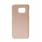 Capac Protectie Spate Cellara cu Folie Protectie Ecran Inclusa pentru Samsung Galaxy S7 Edge - Auriu