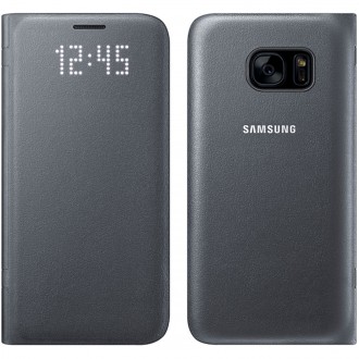 Husa Book Led View Samsung pentru Samsung Galaxy S7 - Negru