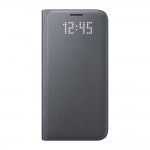 Husa Book Led View Samsung pentru Samsung Galaxy S7 Edge - Negru