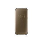 Husa Book Clear View Samsung pentru Samsung Galaxy S7 Edge - Auriu