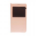 Husa Book Mobiama pentru Samsung Galaxy J1 2016 - Auriu