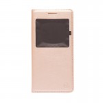 Husa Book Mobiama pentru Samsung Galaxy J3 2016 - Auriu
