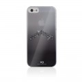 Capac Protectie Spate White Diamonds pentru iPhone 5 5s SEColectia Arrow - Negru
