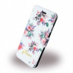 Husa Book Guess pentru iPhone 6 6s Colectia Blossom - Alb