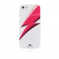 Capac Protectie Spate White Diamonds pentru iPhone 5 5s SE Colectia Blitz - Roz