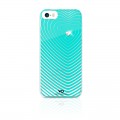 Capac Protectie Spate White Diamonds pentru iPhone 5 5s SE Colectia Heartbeat - Verde