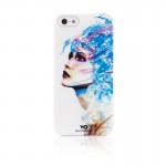 Capac Spate Alb pentru iPhone 5 - Colectia Isis
