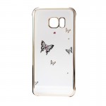 Capac Protectie Spate Cellara Colectia Fluturi si Pietre pentru Samsung Galaxy S7 Edge