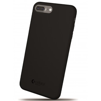 Capac Protectie Spate Cellara Din Silicon Pentru Iphone 7 Plus/pro - Negru