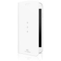 Husa Book White Diamonds Pentru iPhone 7 Colectia Crystal - Alb