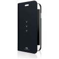 Husa Book White Diamonds Pentru iPhone 7 Colectia Crystal - Negru