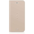 Husa Book White Diamonds Pentru iPhone 7 Colectia Crystal - Auriu