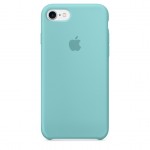 Capac Protectie Spate Apple Din Silicon Pentru Iphone 7 - Bleu