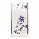 Capac Protectie Spate Cellara Colectia Flori Pentru Samsung Galaxy J3 2016 - Mov