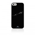 Capac Protectie Spate White Diamonds pentru iPhone 5 5s SEColectia Sash - Negru