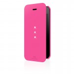 Book Roz iPhone 5-5S - Colectia Crystal