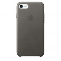 Capac Protectie Spate Apple Din Piele Pentru iPhone 7 - Gri