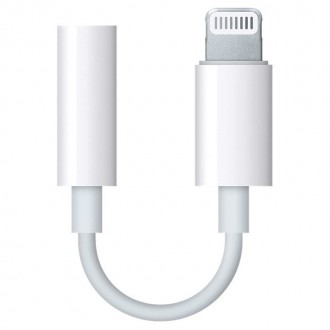 Adaptor Apple 3.5mm Jack La Lightning Connector - Alb
