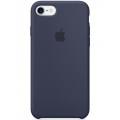 Capac Protectie Spate Apple Din Silicon Pentru iPhone 7 - Bleumarin