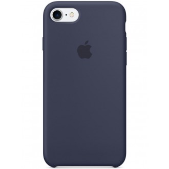 Capac Protectie Spate Apple Din Silicon Pentru iPhone 7 - Bleumarin