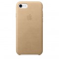 Capac Protectie Spate Apple Din Piele Pentru iPhone 7 - Bej