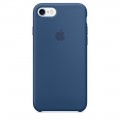 Capac Protectie Spate Apple Din Silicon Pentru iPhone 7 - Albastru