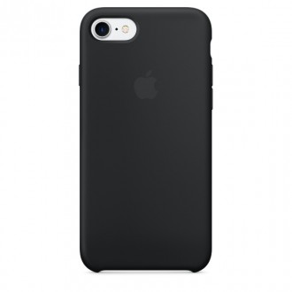 Capac Protectie Spate Apple Din Silicon Pentru iPhone 7 - Negru