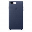 Capac Protectie Spate Apple Din Piele Pentru iPhone 7 Plus - Bleumarin