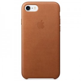Capac Protectie Spate Apple Din Piele Pentru iPhone 7 - Maro