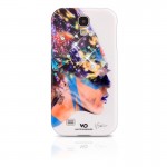 Capac Spate Alb pentru Samsung Galaxy S4 - Colectia Nafrotiti