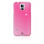 Capac Spate Roz pentru Samsung Galaxy S5 - Colectia Heartbeat