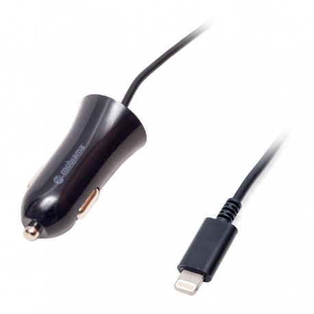 Incarcator Auto 1a Mobiama Cu Lightning Connector - Negru