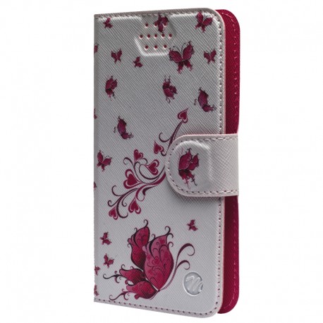 Husa Mobiama Universala Cu Design - Marimea 4-4.5 - Roz