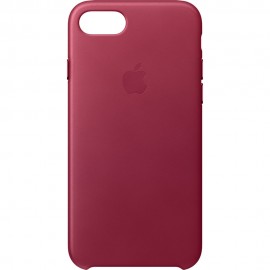 Capac Protectie Spate Apple Din Piele Pentru iPhone 7 - Visiniu