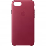 Capac Protectie Spate Apple Din Piele Pentru Iphone 7 - Visiniu