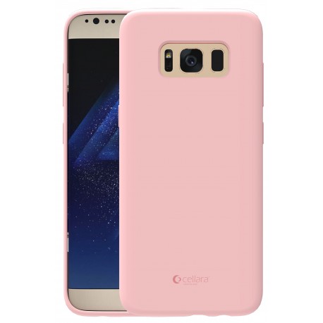 Capac Protectie Spate Cellara Din Silicon Colectia Soft Pentru Samsung S8 - Roz
