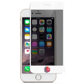 Folie Protectie Ecran Sticla 3D Privacy Cellara Pentru iPhone 7 - Alb