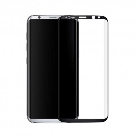 Folie Protectie Ecran Sticla 3d Full Cover Cellara Pentru Samsung Galaxy S8 - Negru