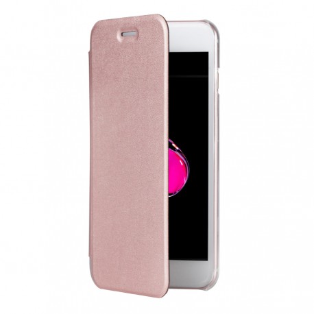 Book Cellara Colectia Attitude Pentru Iphone 7 Plus - Roz Auriu