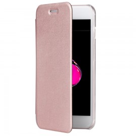 Book Cellara Colectia Attitude Pentru iPhone 7 - Roz Auriu