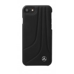 Capac Protectie Spate Mercedes Din Piele Pentru Iphone 7 Plus Colectia Bow Ii - Negru