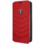 Book Ferrari Din Piele Pentru Samsung S8 Plus Colectia Heritage - Rosu