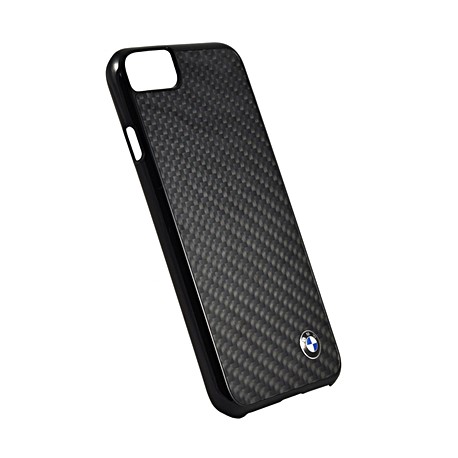Capac Protectie Spate Bmw Carbon Fibre Pentru Iphone 7 - Negru