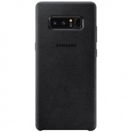 Capac Protectie Spate Samsung Alcantara Cover Pentru Samsung Galaxy Note 8 - Negru