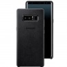 Capac Protectie Spate Samsung Alcantara Cover Pentru Samsung Galaxy Note 8 - Negru